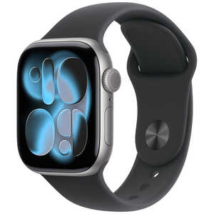 アップル Apple Watch Series 11(GPS + Cellularモデル)- 42mmスペースグレイアルミニウムケースとブラックスポーツバンド - M/L MF8C4J/A アップル Apple Watch Series 11(GPS + Cellularモデル)- 42mmスペースグレイアルミニウムケースとブラックスポーツバンド - M/L MF8C4J/A