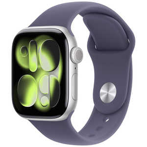 アップル Apple Watch Series 11(GPS + Cellularモデル)- 42mmシルバーアルミニウムケースとパープルフォグスポーツバンド - M/L MF8J4J/A アップル Apple Watch Series 11(GPS + Cellularモデル)- 42mmシルバーアルミニウムケースとパープルフォグスポーツバンド - M/L MF8J4J/A