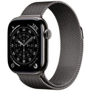 アップル Apple Watch Series 11(GPS + Cellularモデル)- 42mmスレートチタニウムケースとスレートミラネーゼループ MF8U4J/A アップル Apple Watch Series 11(GPS + Cellularモデル)- 42mmスレートチタニウムケースとスレートミラネーゼループ MF8U4J/A