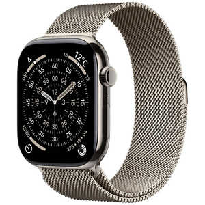 アップル Apple Watch Series 11(GPS + Cellularモデル)- 46mmナチュラルチタニウムケースとナチュラルミラネーゼループ - S/M MFCY4J/A アップル Apple Watch Series 11(GPS + Cellularモデル)- 46mmナチュラルチタニウムケースとナチュラルミラネーゼループ - S/M MFCY4J/A
