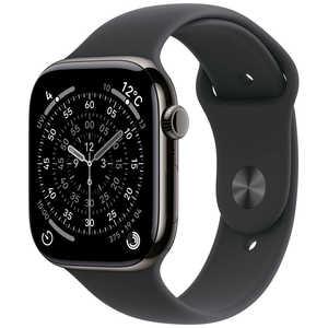 アップル Apple Watch Series 11(GPS + Cellularモデル)- 46mmスレートチタニウムケースとブラックスポーツバンド - S/M MFD14J/A アップル Apple Watch Series 11(GPS + Cellularモデル)- 46mmスレートチタニウムケースとブラックスポーツバンド - S/M MFD14J/A