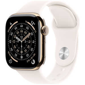 アップル Apple Watch Series 11(GPS + Cellularモデル)- 46mmゴールドチタニウムケースとライトブラッシュスポーツバンド - M/L MFD64J/A アップル Apple Watch Series 11(GPS + Cellularモデル)- 46mmゴールドチタニウムケースとライトブラッシュスポーツバンド - M/L MFD64J/A
