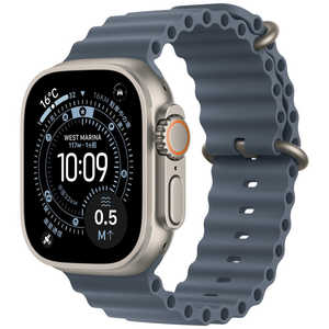 アップル Apple Watch Ultra 3(GPS + Cellularモデル)- 49mmナチュラルチタニウムケースとアンカーブルーオーシャンバンド MEWH4J/A アップル Apple Watch Ultra 3(GPS + Cellularモデル)- 49mmナチュラルチタニウムケースとアンカーブルーオーシャンバンド MEWH4J/A