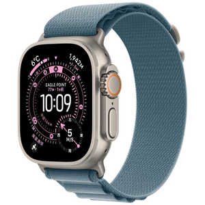 アップル Apple Watch Ultra 3(GPS + Cellularモデル)- 49mmナチュラルチタニウムケースとライトブルーアルパインループ - M MEWM4J/A アップル Apple Watch Ultra 3(GPS + Cellularモデル)- 49mmナチュラルチタニウムケースとライトブルーアルパインループ - M MEWM4J/A