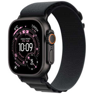 アップル Apple Watch Ultra 3(GPS + Cellularモデル)- 49mmブラックチタニウムケースとブラックアルパインループ - L MF0X4J/A アップル Apple Watch Ultra 3(GPS + Cellularモデル)- 49mmブラックチタニウムケースとブラックアルパインループ - L MF0X4J/A