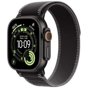 アップル Apple Watch Ultra 3(GPS + Cellularモデル)- 49mmブラックチタニウムケースとブラック/チャコールトレイルループ - S/M MF1D4J/A アップル Apple Watch Ultra 3(GPS + Cellularモデル)- 49mmブラックチタニウムケースとブラック/チャコールトレイルループ - S/M MF1D4J/A
