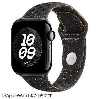 アップル 42mmケース用ミッドナイトブラックNikeスポーツバンド 