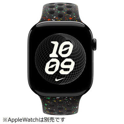 アップル 46mmケース用ミッドナイトブラックNikeスポーツバンド