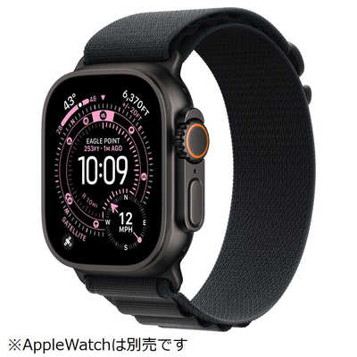 アップル 49mmケース用ブラックアルパインループ Lブラックチタニウム 
