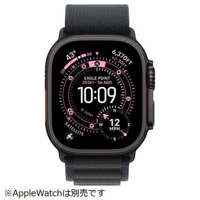 アップル 49mmケース用ブラックアルパインループ Lブラックチタニウム 