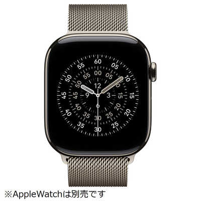 アップル 46mmケース用ナチュラルミラネーゼループ MGJ34FE/A の通販