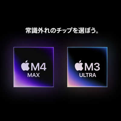 アップル Mac Studio Apple M4 Maxチップ搭載モデル [2025年モデル/SSD