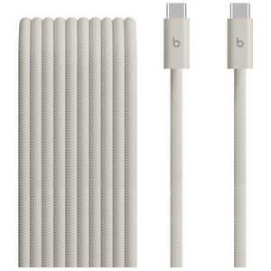�A�b�v�� Beats 240W USB-C - USB-C �҂ݍ��ݎ��[�d�P�[�u��(3 m) MHX74PA/A