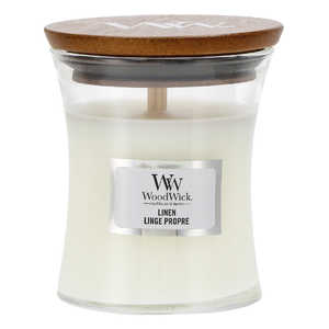 WOODWICK アロマキャンドル ジャーキャンドルS リネン Jar Candle S