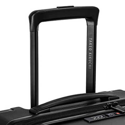 TAKEOKIKUCHI　スーツケース フレームタイプ ホールロック エキスパンダブル機能 ブラック [TSAロック搭載 /37L /2泊〜3泊]　TK-SSC001 TAKEOKIKUCHI スーツケース フレームタイプ ホールロック エキスパン