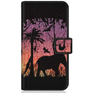 CASEMARKET SHARP AQUOS SH-M01 スリム手帳型ケース アニマル サンセット ブラック サファリ SH-M01-BCM2S2029-78 CASEMARKET SHARP AQUOS SH-M01 スリム手帳型ケース アニマル サンセット ブラック サファリ SH-M01-BCM2S2029-78