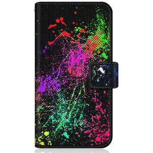 CASEMARKET SHARP AQUOS SH-M01 スリム手帳型ケース グラフィック クレイジー ペイント アート SH-M01-BCM2S2037-78 CASEMARKET SHARP AQUOS SH-M01 スリム手帳型ケース グラフィック クレイジー ペイント アート SH-M01-BCM2S2037-78