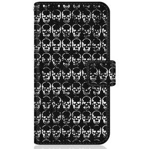 CASEMARKET SHARP AQUOS SH-M01 スリム手帳型ケース ブラック スカル マンハッタン スカル柄 ダメージ SH-M01-BCM2S2040-78 CASEMARKET SHARP AQUOS SH-M01 スリム手帳型ケース ブラック スカル マンハッタン スカル柄 ダメージ SH-M01-BCM2S2040-78