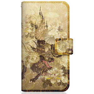 CASEMARKET SHARP AQUOS SH-M01 スリム手帳型ケース 屏風 和柄 雲 獅子 菊花紋章 風雲 SH-M01-BCM2S2131-78 CASEMARKET SHARP AQUOS SH-M01 スリム手帳型ケース 屏風 和柄 雲 獅子 菊花紋章 風雲 SH-M01-BCM2S2131-78