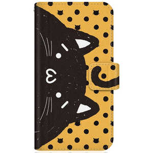 CASEMARKET SHARP AQUOS SH-M01 SHOBON スリム手帳型ケース NYABON ショボーン (´・ω・') ノート しっぽ ブラック ドット & イエロー SH-M01-BSB2S2448-78 CASEMARKET SHARP AQUOS SH-M01 SHOBON スリム手帳型ケース NYABON ショボーン (´・ω・') ノート しっぽ ブラック ドット & イエロー SH-M01-BSB2S2448-78
