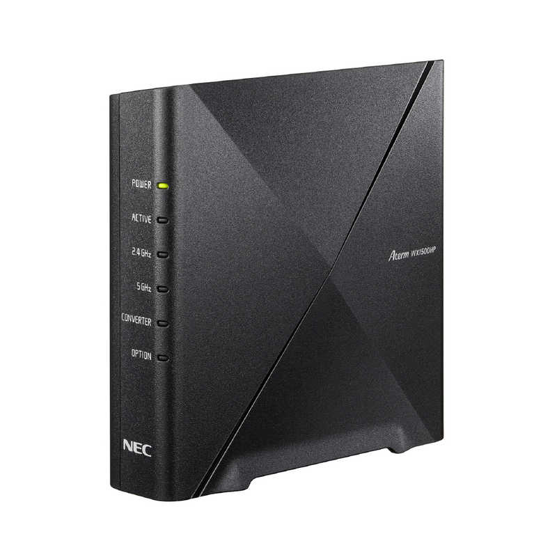 NEC NEC 無線LANルーター(Wi-Fiルーター) Wi-Fi 6(ax)/ac/n/a/g/b 目安：～4LDK/3階建 PA-WX1500HP PA-WX1500HP