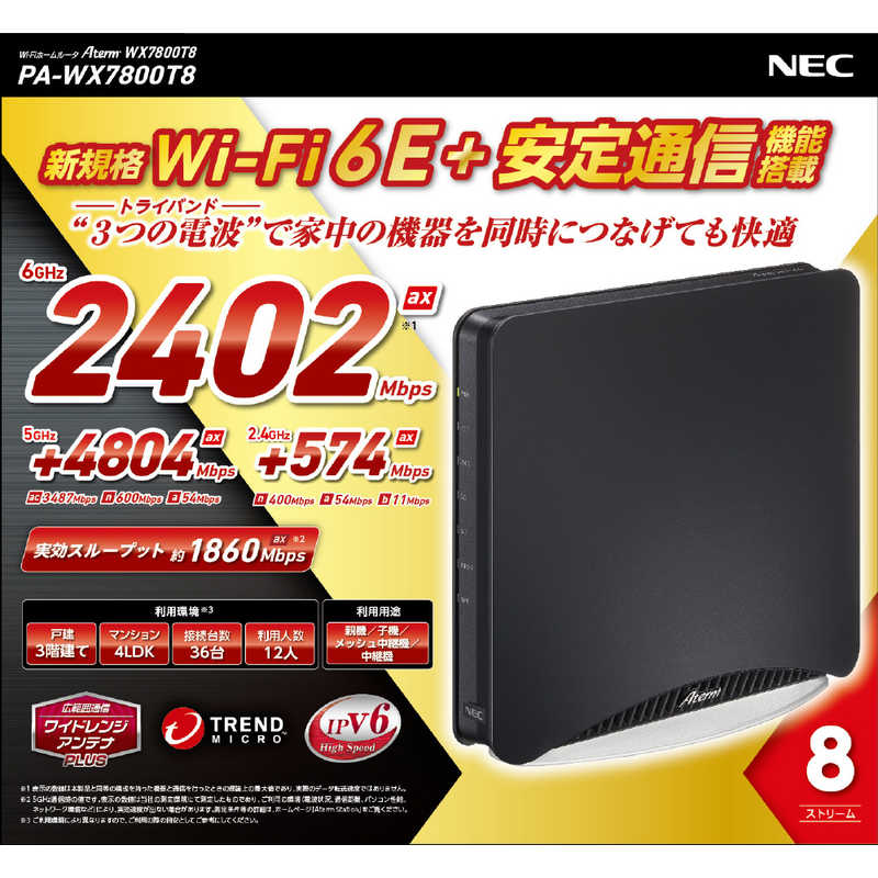 NEC NEC Aterm PA-WX7800T8 PA-WX7800T8