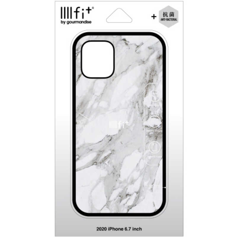 グルマンディーズ グルマンディーズ IIII fit Premium Series iPhone 12 Pro Max 6.7インチ対応ケース マーブル IFT-71MBL IFT-71MBL