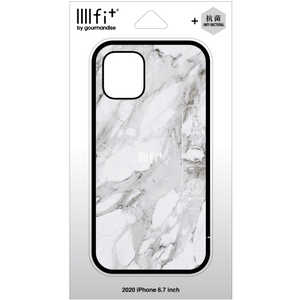 グルマンディーズ IIII fit Premium Series iPhone 12 Pro Max 6.7インチ対応ケース マーブル IFT-71MBL