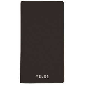 グルマンディーズ VELES iPhone 12 Pro Max 6.7インチ対応フリップカバー(シュリンク) ブラック VLS-60BK