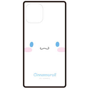 グルマンディーズ サンリオキャラクターズ iPhone 12 mini対応スクエアガラスケース シナモロール SANG-71CN