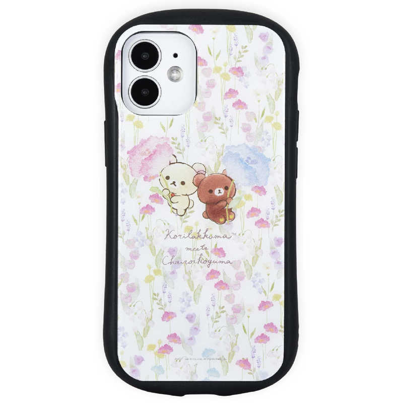 グルマンディーズ リラックマ Iphone 12 正規販売店 Grc 252b Mini対応ハイブリッドガラスケｰス コリラックマ