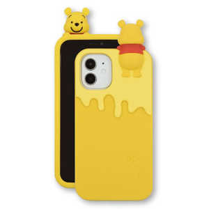 グルマンディーズ ディズニー、ディズニー・ピクサーキャラクター　iPhone 12 mini対応シリコンケース　くまのプーさん DN-836A DN-836A