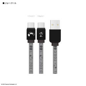 グルマンディーズ USB Type-C対応 同期&充電ケーブル ジョー・クール SNG647B