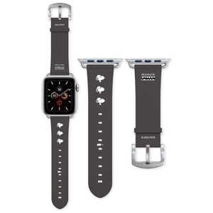 グルマンディーズ Apple Watch 45/44/42mm 対応 レザーバンド ピーナッツ ジョー・クール  SNG681B
