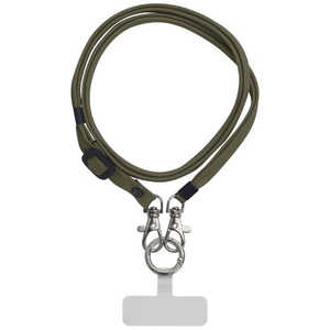 グルマンディーズ マルチリングプラス 2Wayストラップ フラットタイプ セット カーキ MRP05KH