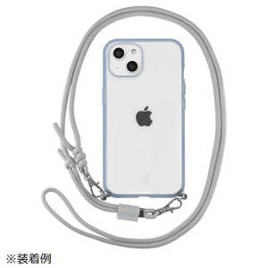 グルマンディーズ iPhone 14 6.1 2眼 IIII fit Loop ケース ライトブルー IFT132LBL