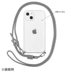 グルマンディーズ iPhone 14 6.1 2眼 IIII fit Loop ケース フロスト IFT132FR