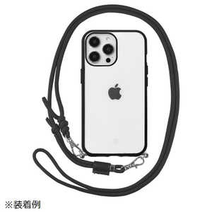 グルマンディーズ iPhone 14 Pro 6.1インチ IIII fit Loop ケース ブラック IFT134BK グルマンディーズ iPhone 14 Pro 6.1インチ IIII fit Loop ケース ブラック IFT134BK