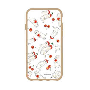 グルマンディーズ iPhone SE (第3/2世代)/8/7/6s/6 mofusand IIII fit ケース 総柄 MOFU02B