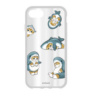 グルマンディーズ iPhone SE (第3/2世代)/8/7/6s/6 mofusand IIII fit Clear ケース サメにゃん MOFU05A