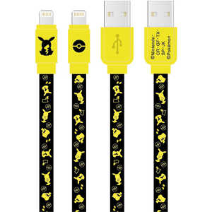 グルマンディーズ ポケットモンスター Lightning対応 同期&充電ケーブル ピカチュウ POKE823A グルマンディーズ ポケットモンスター Lightning対応 同期&充電ケーブル ピカチュウ POKE823A