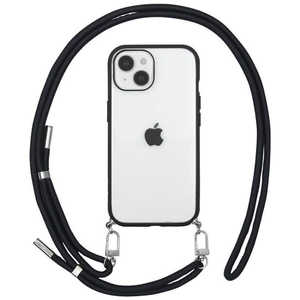 グルマンディーズ iPhone 15(6.1インチ) IIII fit ケース ブラック IFT-154BK
