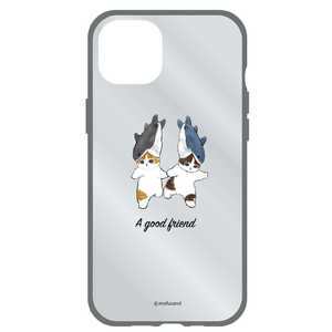 グルマンディーズ iPhone 15Plus/14Plus IIIIfit Clearケース モフサンド なかよし MOFU-25A グルマンディーズ iPhone 15Plus/14Plus IIIIfit Clearケース モフサンド なかよし MOFU-25A