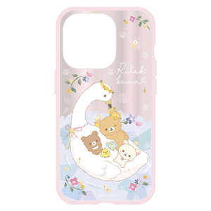 グルマンディーズ iPhone 15 Pro IIIIfit CLEAR リラックマ スワン GRC-349A グルマンディーズ iPhone 15 Pro IIIIfit CLEAR リラックマ スワン GRC-349A