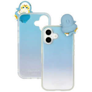 グルマンディーズ iPhone 16（6.1インチ）IIIIfitケース フレーム モフサンド サメにゃん MOFU-49A
