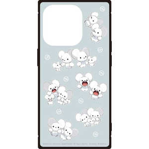 グルマンディーズ ポケットモンスター iPhone 15Pro スクエアガラスケース グレー POKE-895E グルマンディーズ ポケットモンスター iPhone 15Pro スクエアガラスケース グレー POKE-895E
