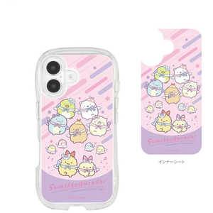 グルマンディーズ iPhone 16(6.1インチ)クリスタルクリアケース スミッコ アイドル SMK-196A