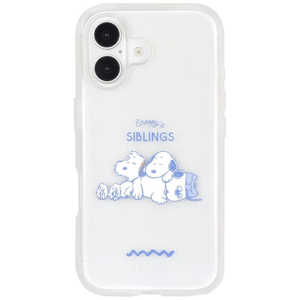 グルマンディーズ iPhone 16(6.1インチ)IIIIfitClearケース ピーナッツ きょうだい SNGG-82C グルマンディーズ iPhone 16(6.1インチ)IIIIfitClearケース ピーナッツ きょうだい SNGG-82C