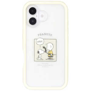 グルマンディーズ iPhone 16(6.1インチ)プランプフレームケース ピーナッツ 総柄 SNGG-87C グルマンディーズ iPhone 16(6.1インチ)プランプフレームケース ピーナッツ 総柄 SNGG-87C