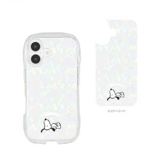 グルマンディーズ iPhone 16(6.1インチ)クリスタルクリアケース ピーナッツ スヌーピー SNGG-91B グルマンディーズ iPhone 16(6.1インチ)クリスタルクリアケース ピーナッツ スヌーピー SNGG-91B